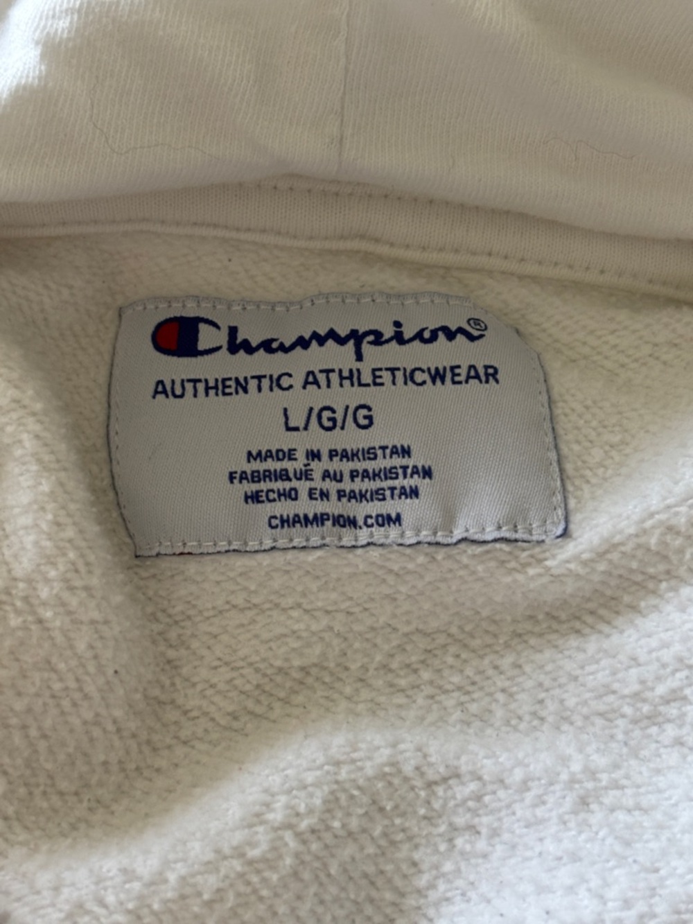 Champion Pullover Hoodie with Script Tag - Picture 2 of 3